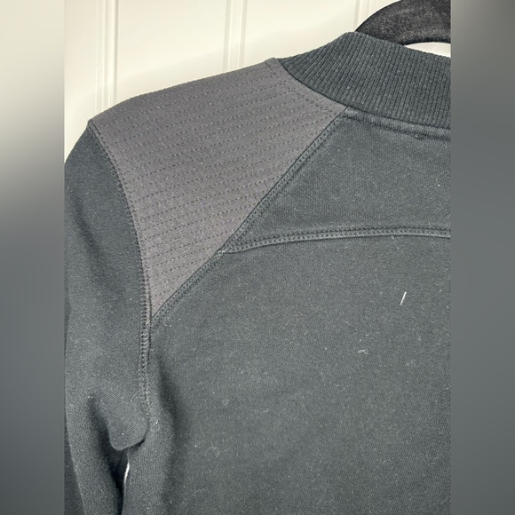 Vince Black Cotton Blend Full Zip Jacket - Picture 6 of 7